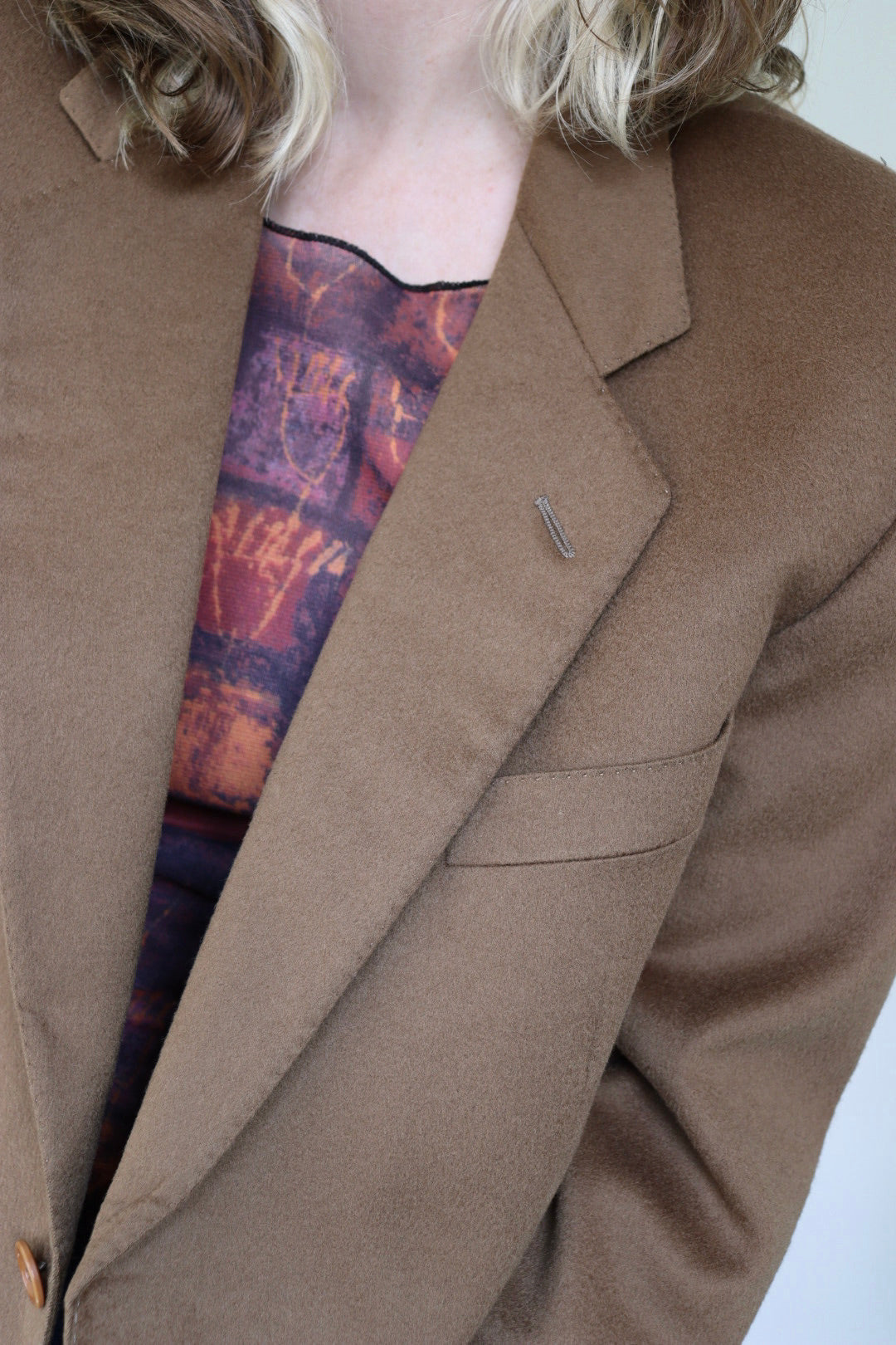 The Autumn Latte - wool blazer - S up to XL