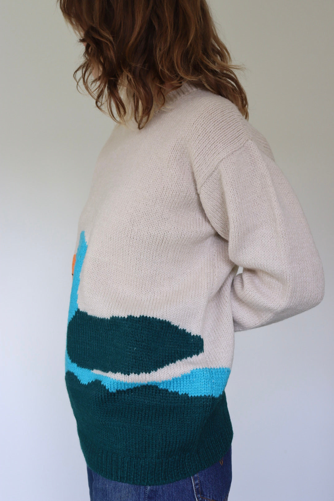 The Swimming Duck - sweater - S up to M/L