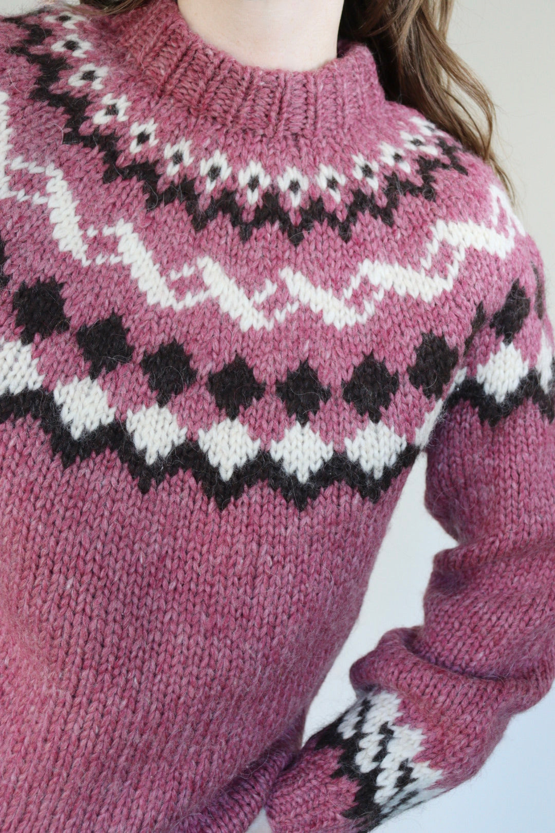 The Icelandic Pink - sweater - S up to M