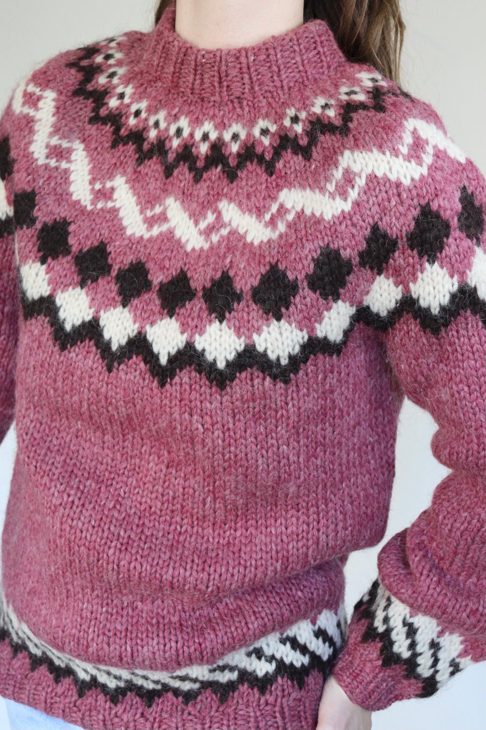 The Icelandic Pink - sweater - S up to M