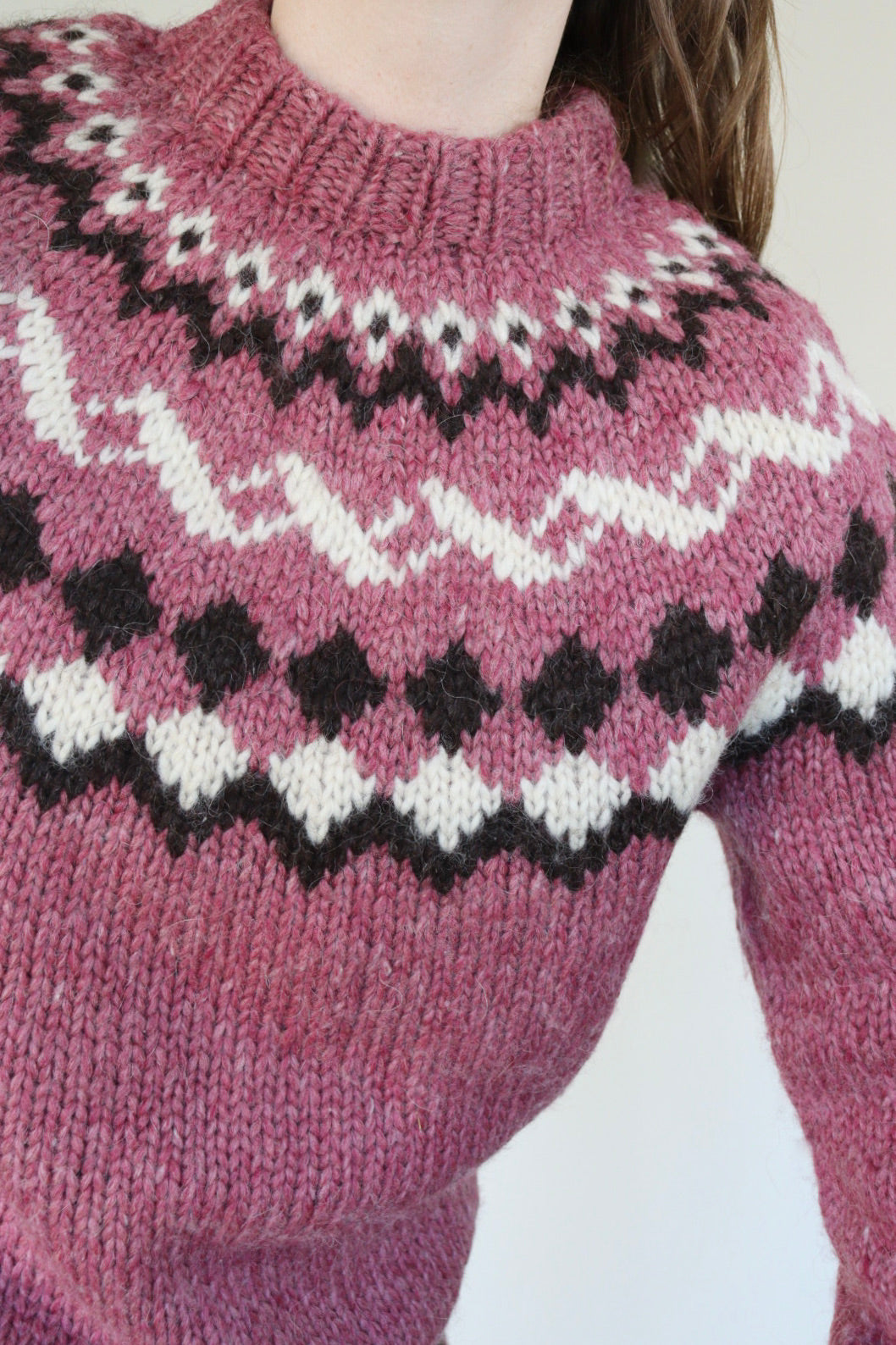 The Icelandic Pink - sweater - S up to M