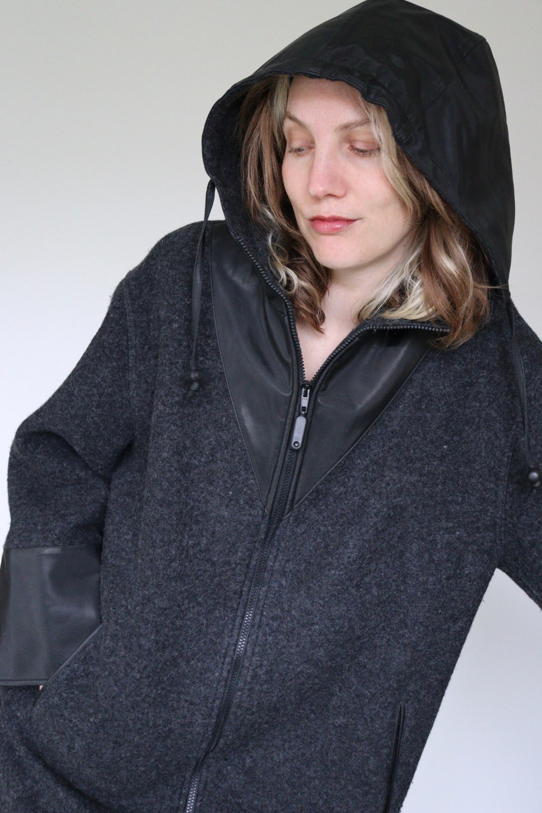 The Grey Hug - long coat - S up to XL