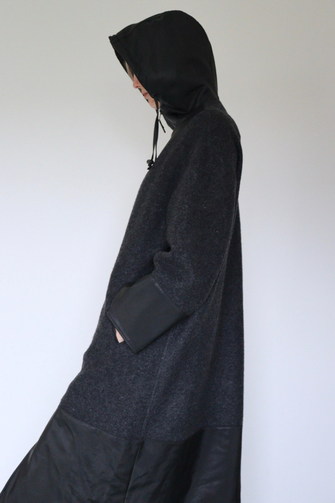 The Grey Hug - long coat - S up to XL