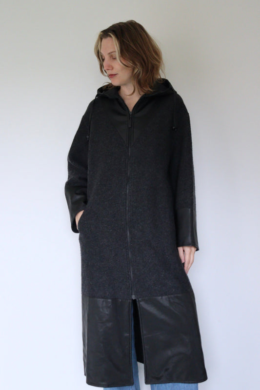 The Grey Hug - long coat - S up to XL
