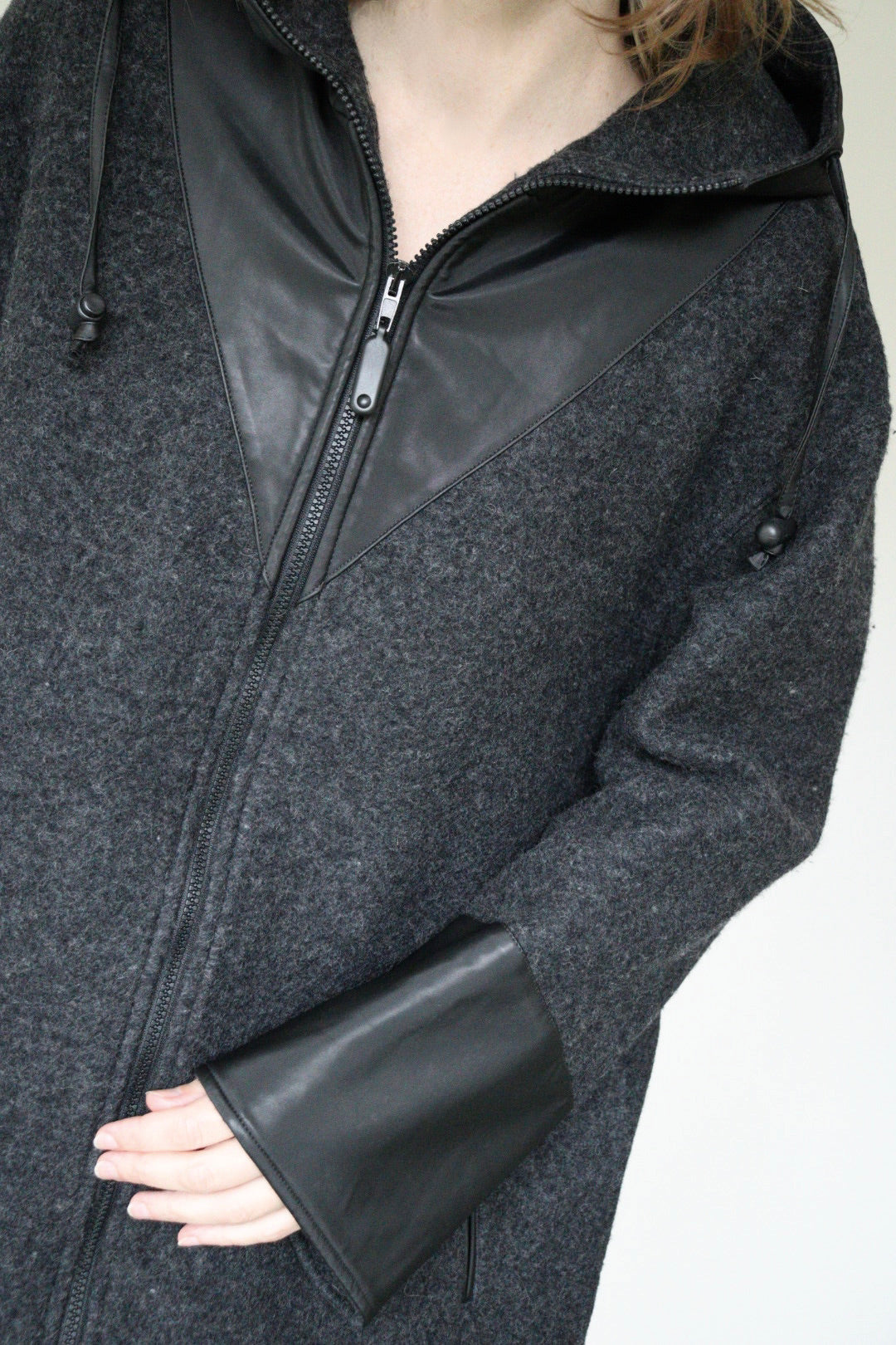 The Grey Hug - long coat - S up to XL