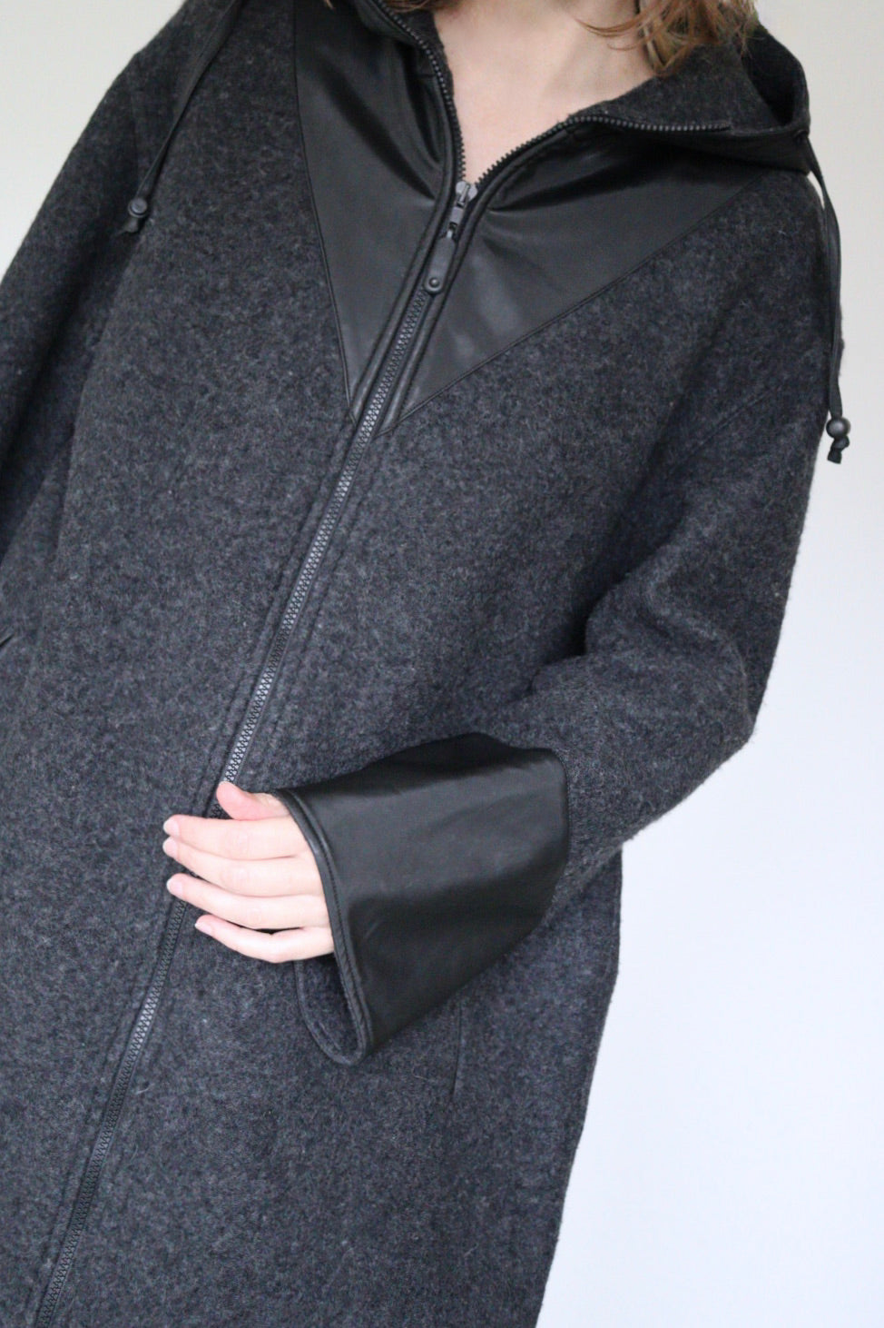 The Grey Hug - long coat - S up to XL