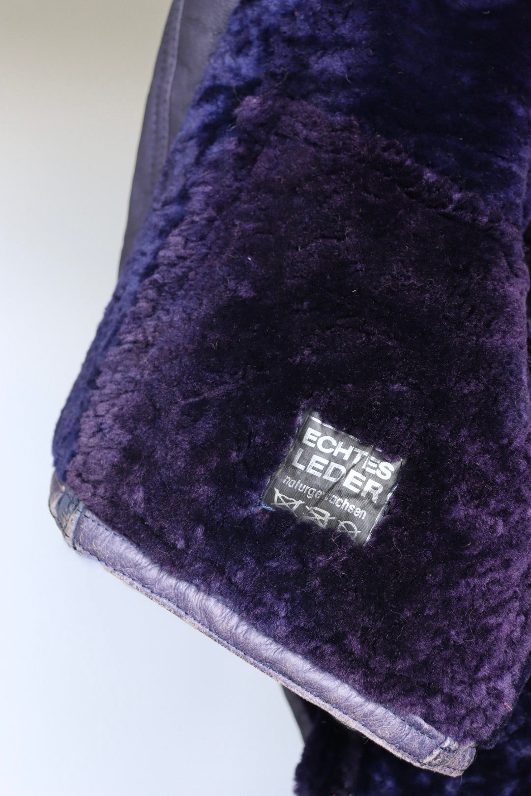 The Purple Rain - shearling / lammy coat - S up to L