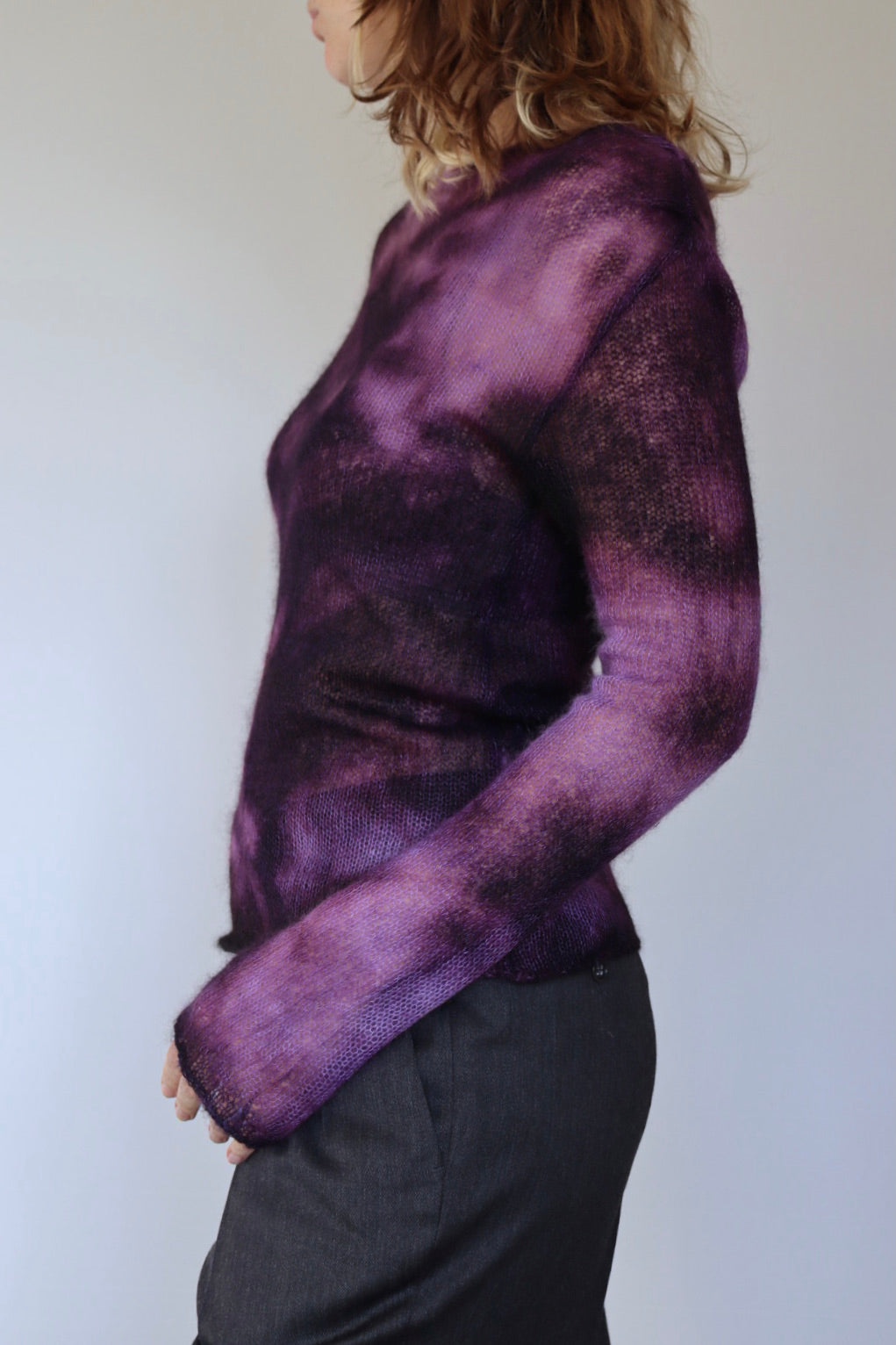 The Knit & Tie Dye  -sweater - S up to M