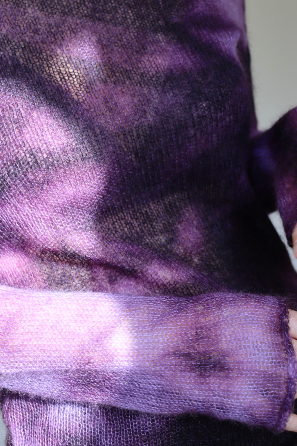 The Knit & Tie Dye  -sweater - S up to M