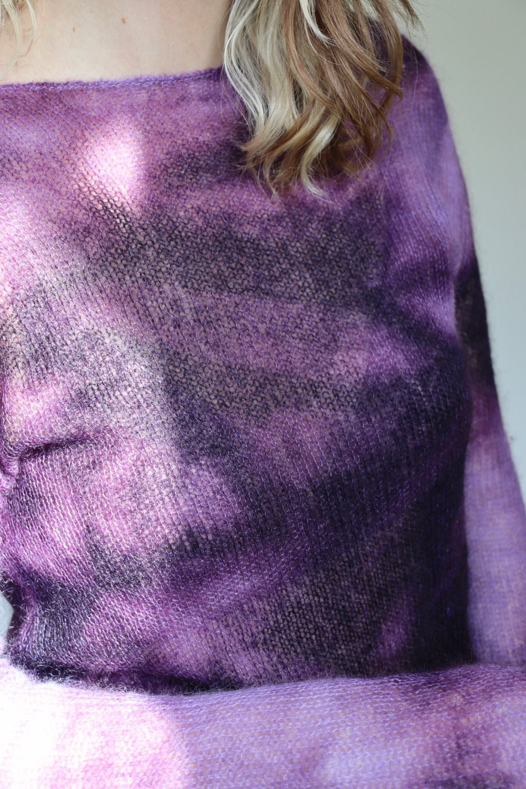 The Knit & Tie Dye  -sweater - S up to M