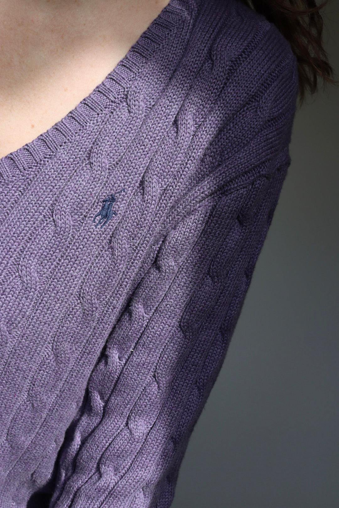 The Purple Polo - Ralph Lauren sweater - S up to M/L