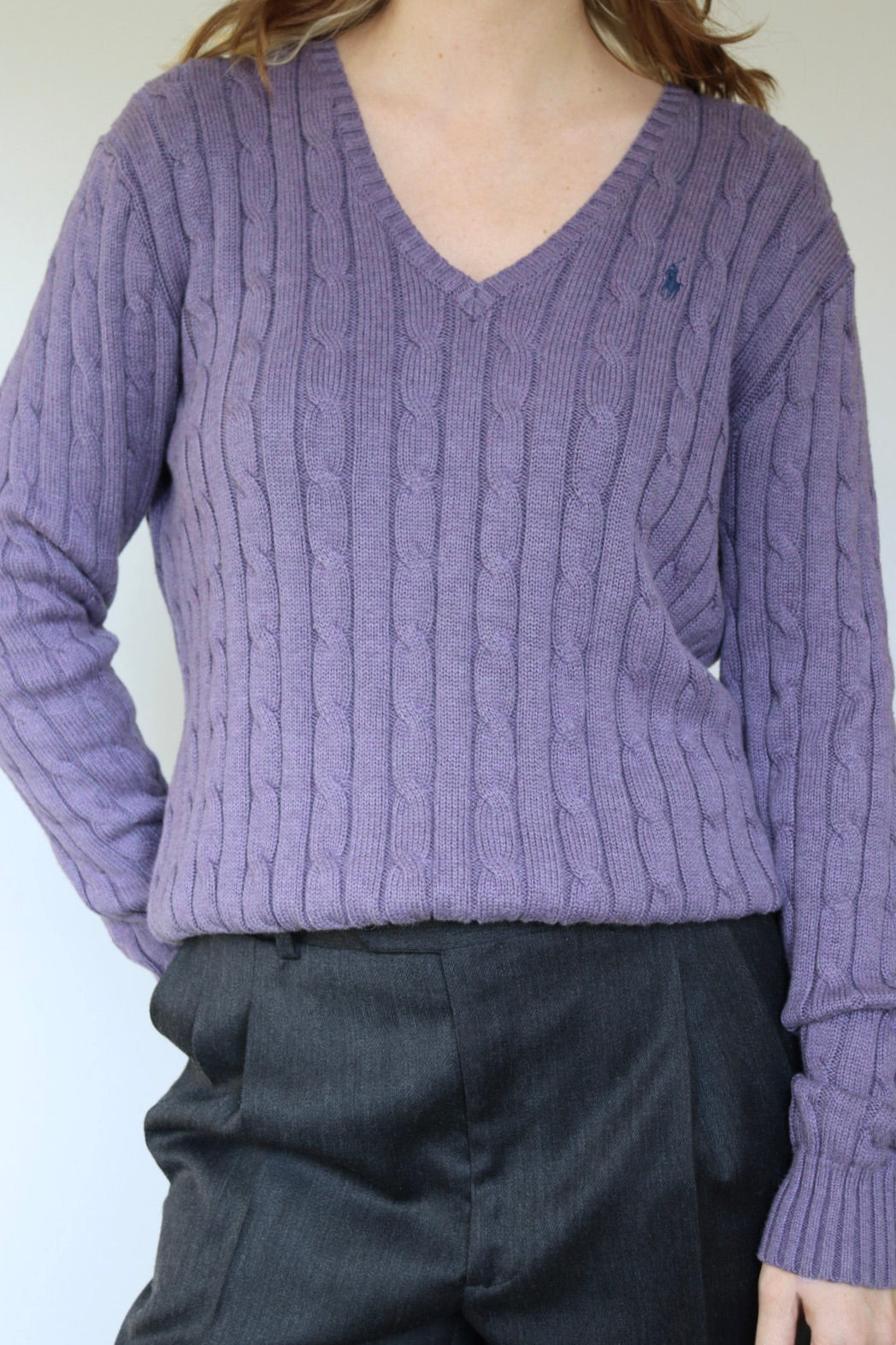 The Purple Polo - Ralph Lauren sweater - S up to M/L