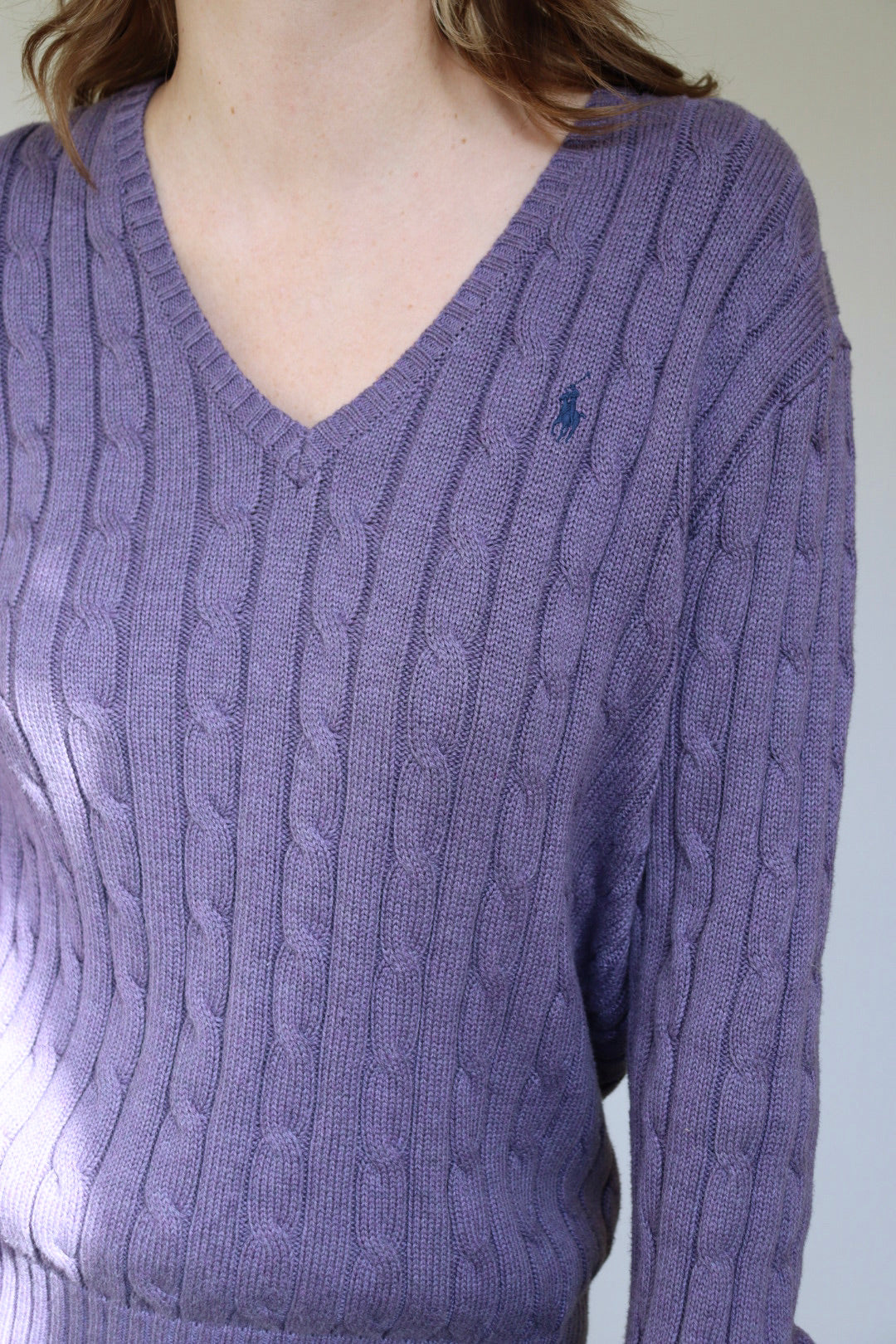 The Purple Polo - Ralph Lauren sweater - S up to M/L