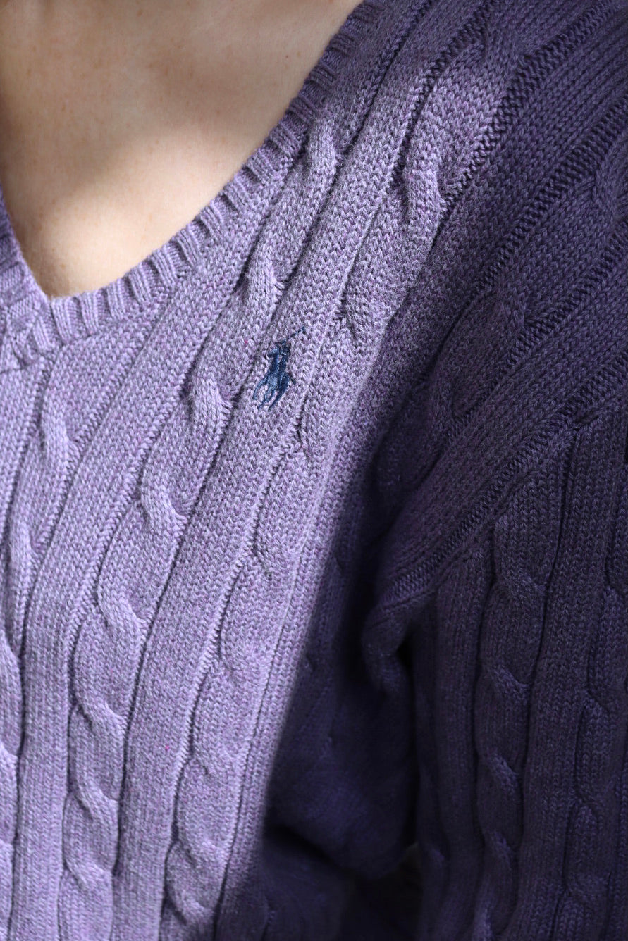 The Purple Polo - Ralph Lauren sweater - S up to M/L