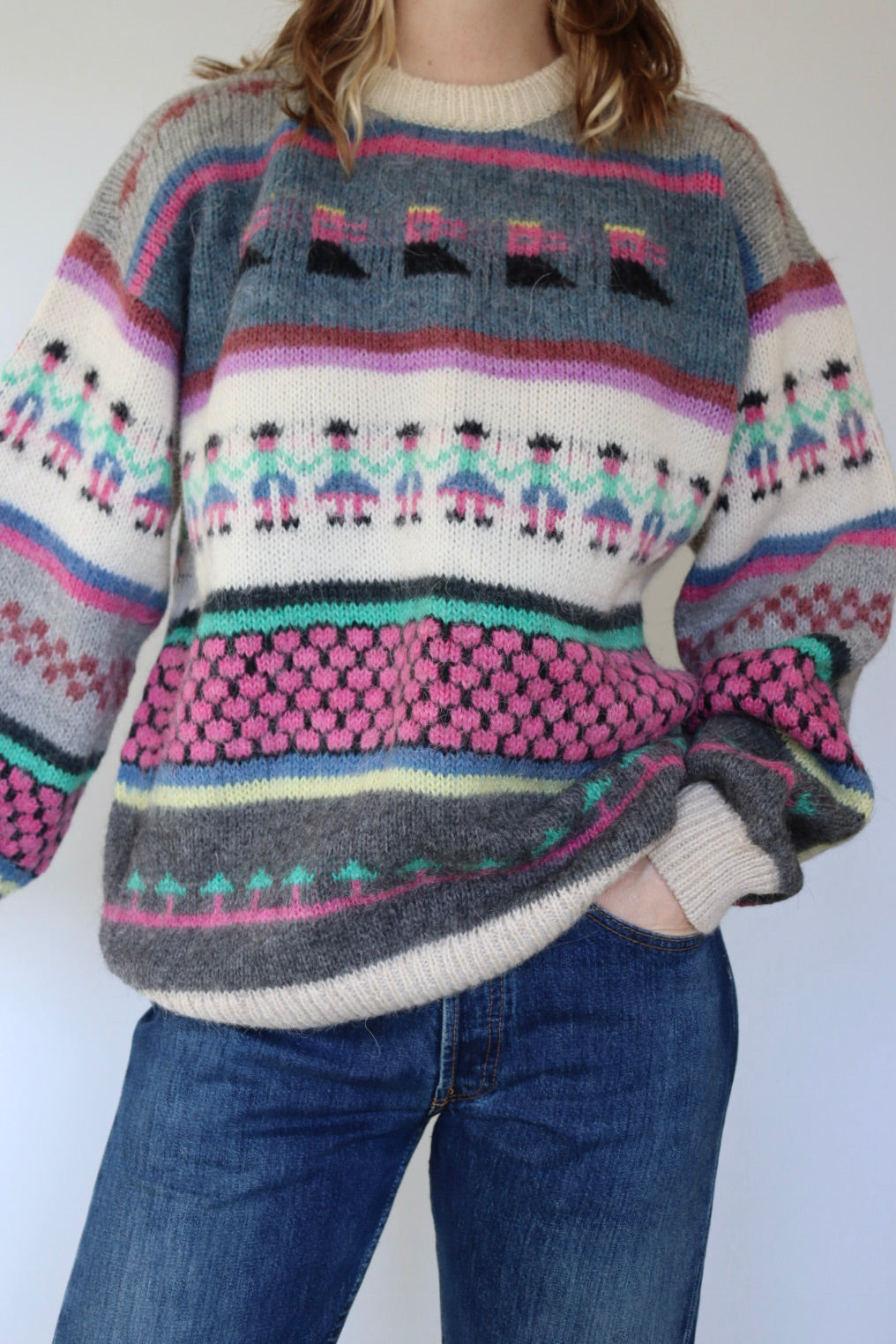 The Happy Rows - sweater - S up to L/XL