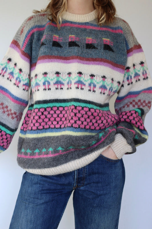 The Happy Rows - sweater - S up to L/XL