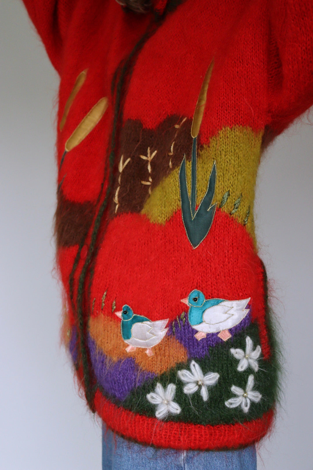 The Cosy Ducks - mohair cardigan - S up to XL