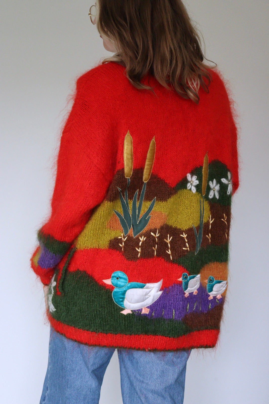 The Cosy Ducks - mohair cardigan - S up to XL