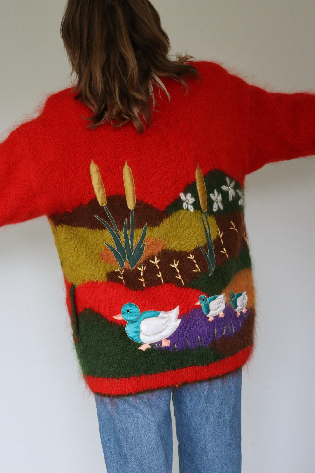 The Cosy Ducks - mohair cardigan - S up to XL