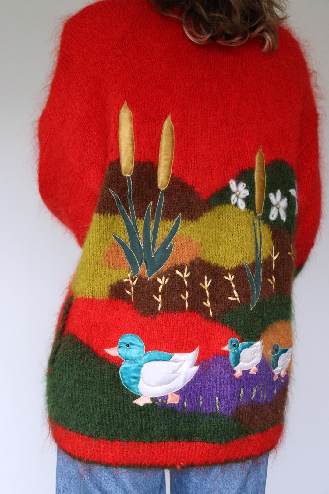 The Cosy Ducks - mohair cardigan - S up to XL