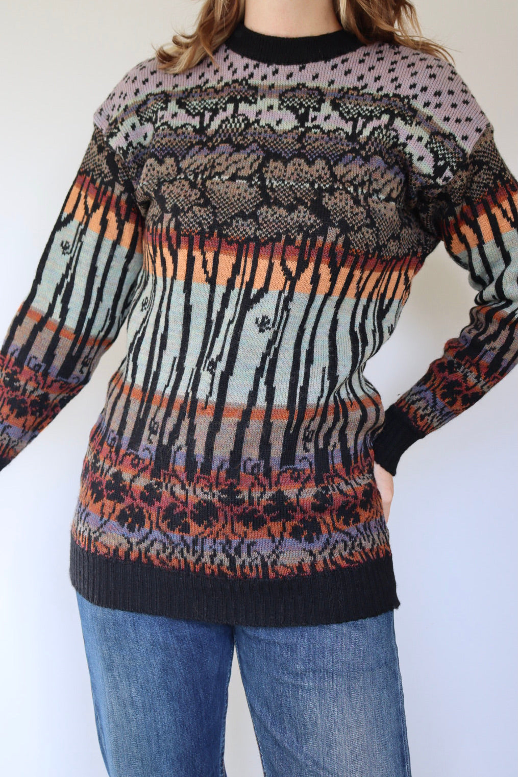 The WWF Trees - sweater - S up to M/L