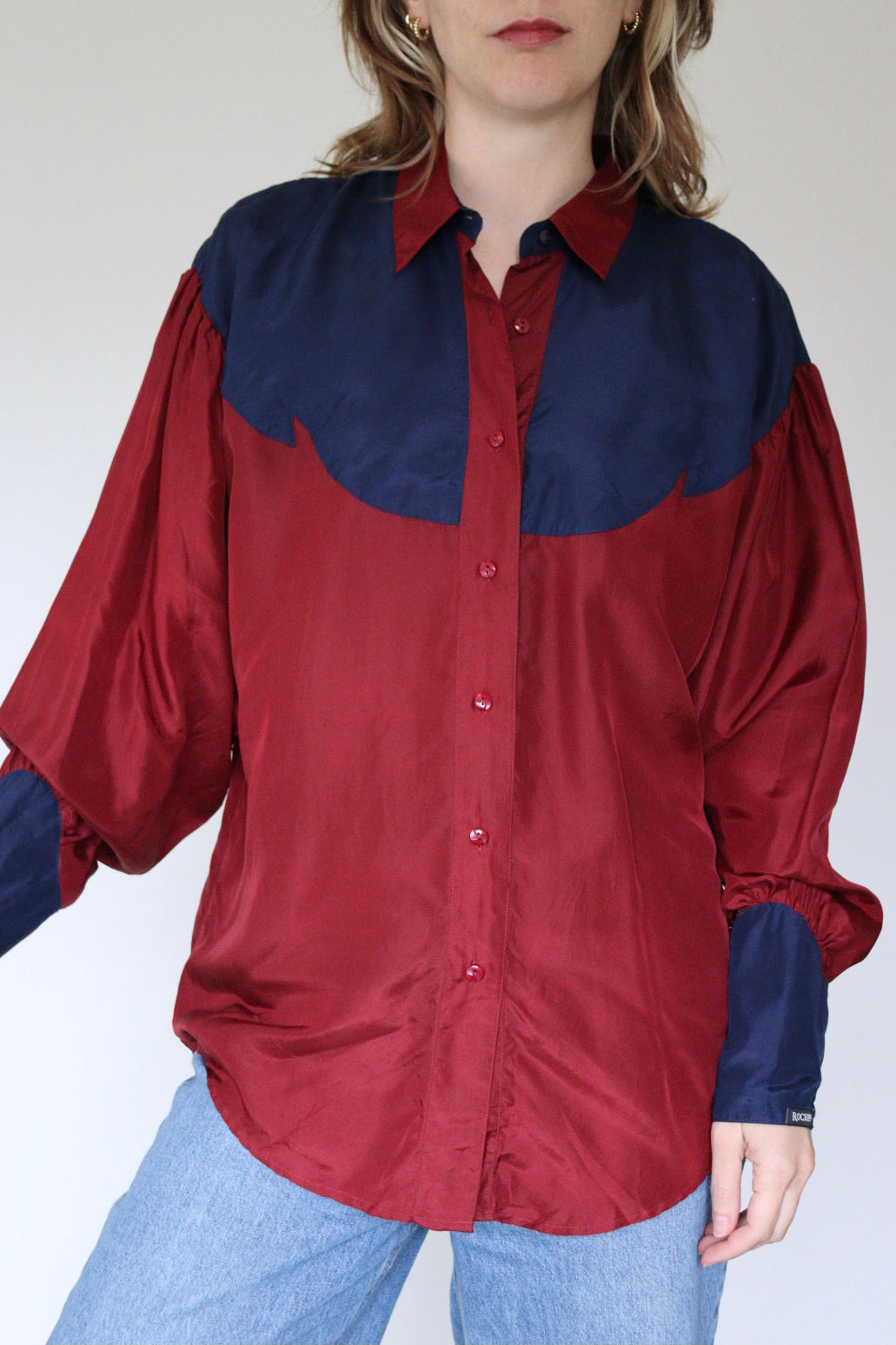 The Silk Rodeo - silk blouse - S up to L