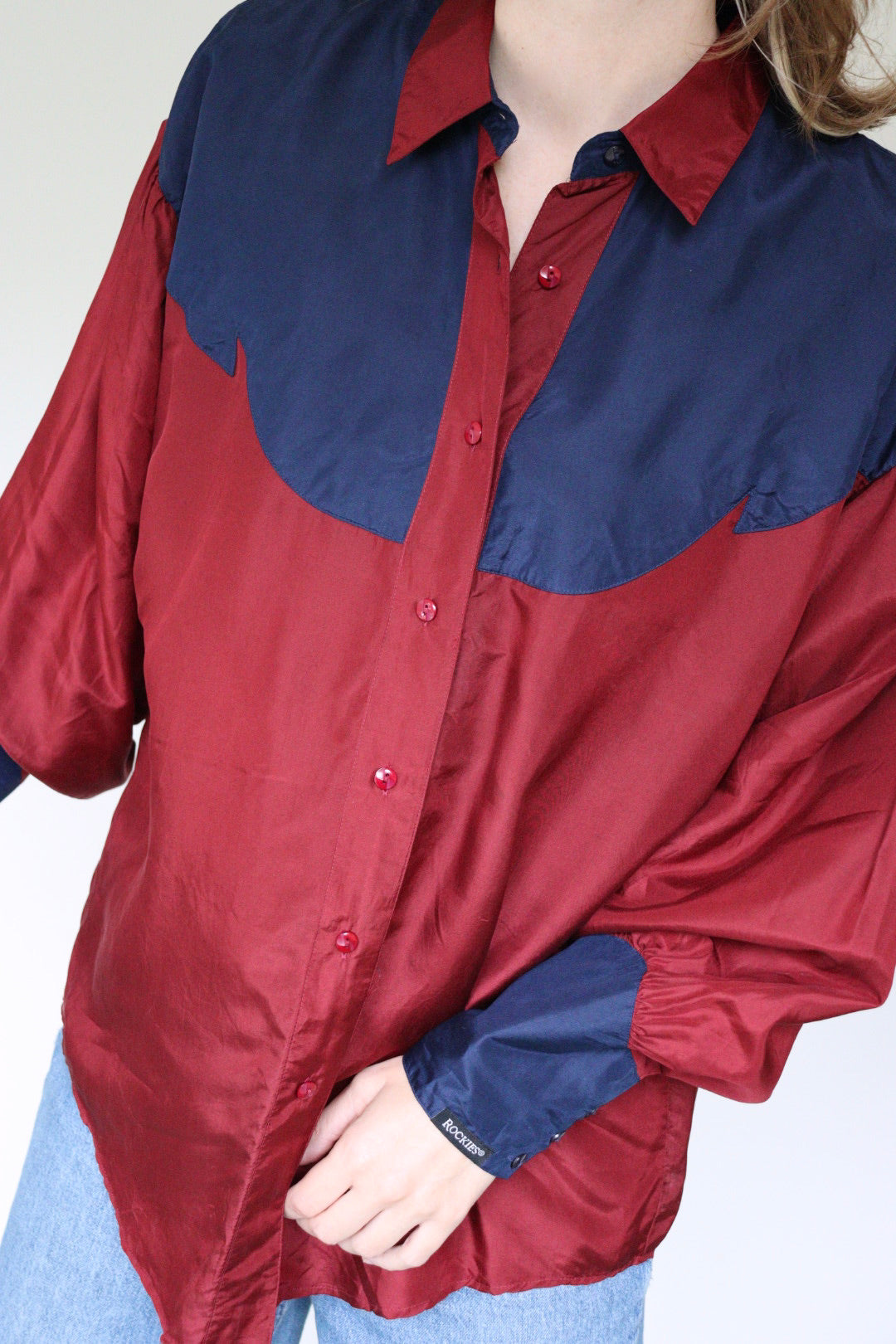 The Silk Rodeo - silk blouse - S up to L