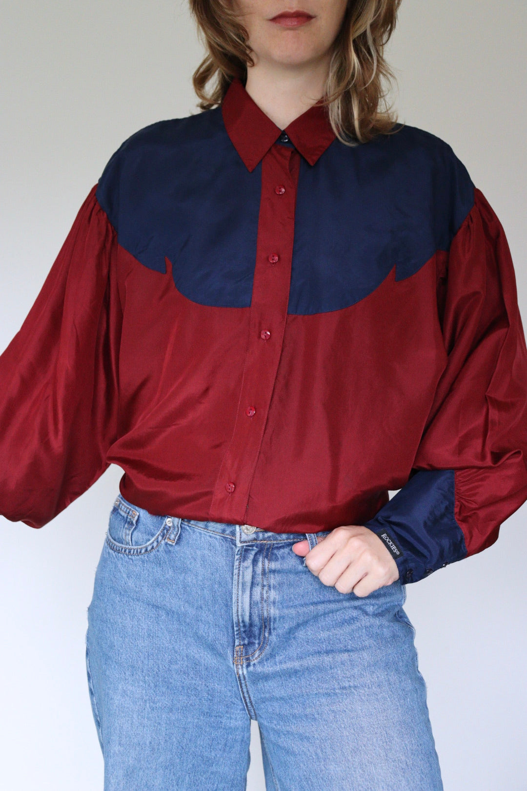The Silk Rodeo - silk blouse - S up to L