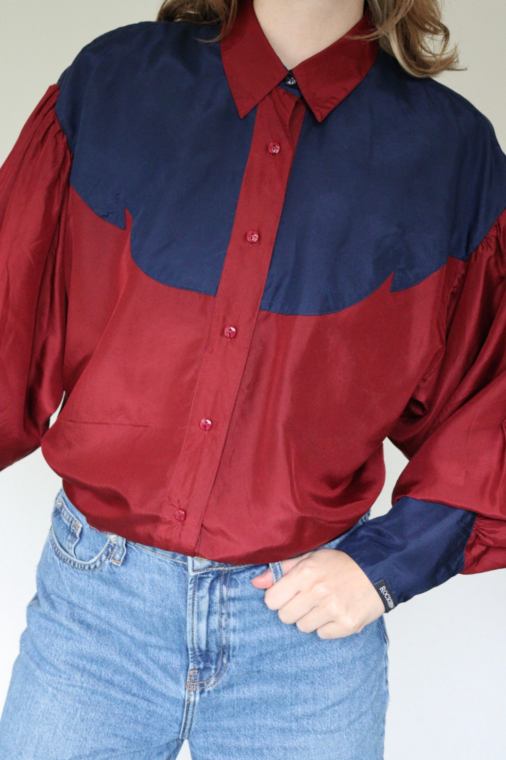 The Silk Rodeo - silk blouse - S up to L